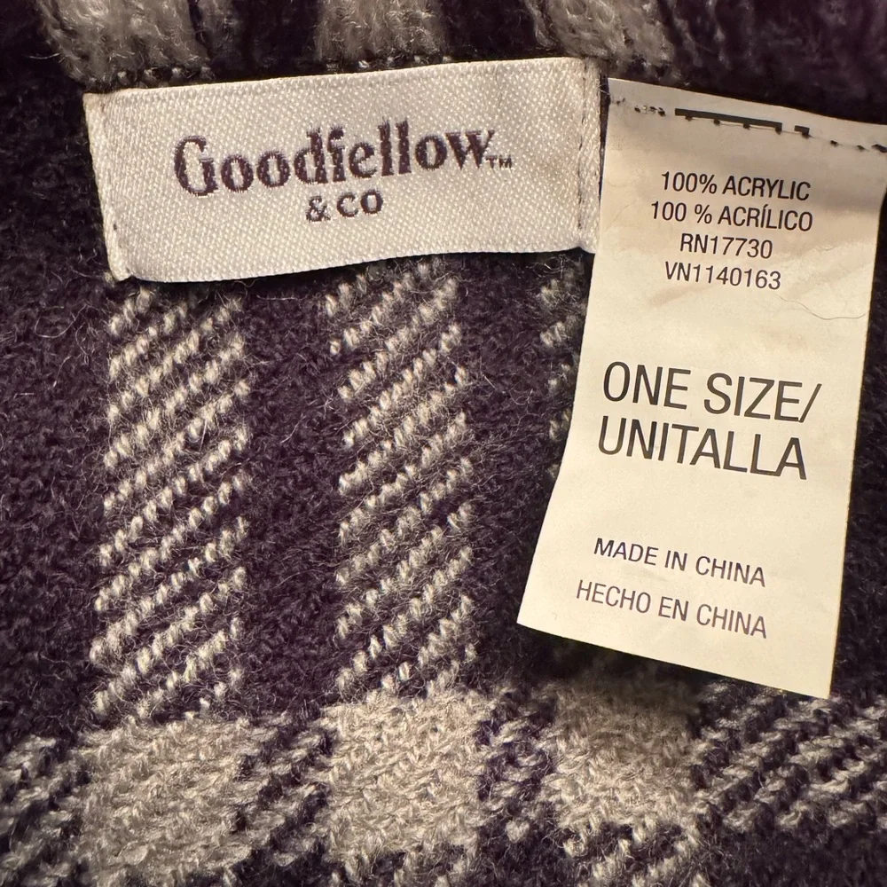 Goodfellow & Co. Plaid Fringe Scarf